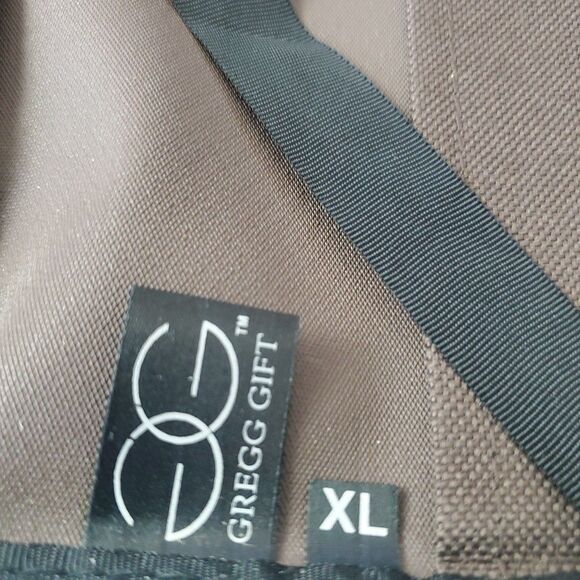 Gregg Gift Bible Cover XL Bag Carrier Scripture Zippered Case Brown with Handle - Picture 4 of 16